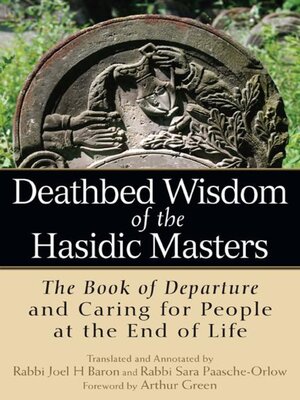 cover image of Deathbed Wisdom of the Hasidic Masters